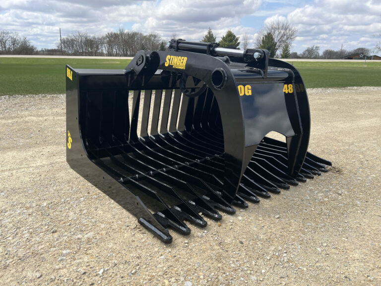 Stinger 48″ Rock Grapple Bucket