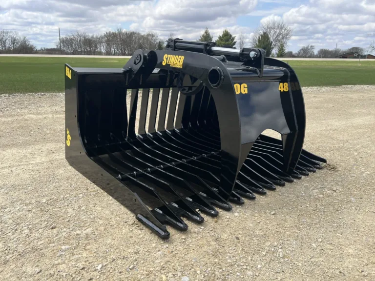 Stinger 48″ Rock Grapple Bucket